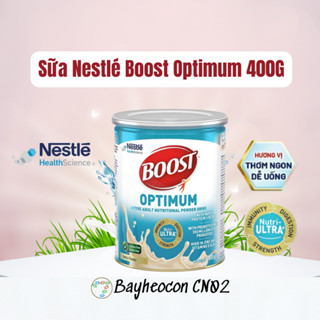 Sữa Nestlé Boost Optimum lon 400g - Dinh Dưỡng Thúc Đẩy Phục Hồi Sức Khỏe