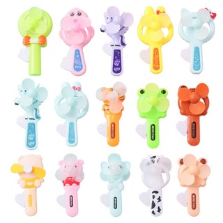 Quạt bóp tay hình thú dễ thương, Quạt cầm tay mini