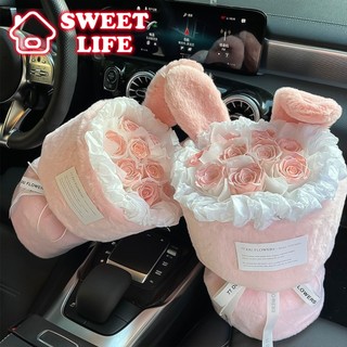 Bó hoa sáp tai thỏ sang trọng dễ thương làm quà tặng cho người yêu - Bó hoa sáp tặng sinh nhật bạn bè sang chảnh