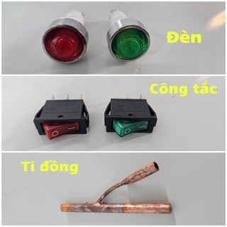 Đèn/Công tắc/Ti đồng cho máy lọc nước RO