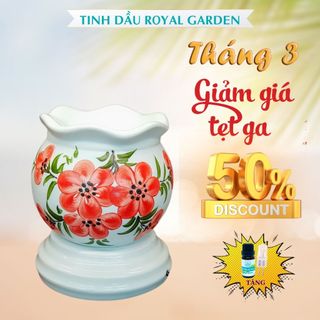 Đèn xông tinh dầu Bát Tràng giao mẫu ngẫu nhiên