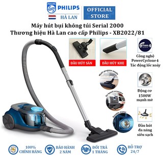 Máy hút bụi gia đình thương hiệu cao cấp Philips XB2022/81 Seri 2000 - Bảo Hành 1 Năm Chính Hãng