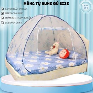  Mùng Chụp tự bung Xếp Gọn cỡ Lớn nhiều size - MÙNG 