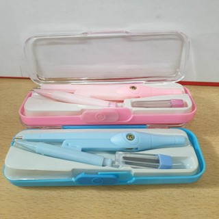 [MUA SỈ GIẢM 10%] Bộ Compa bút chì bấm, AS3368 (1 hộp)