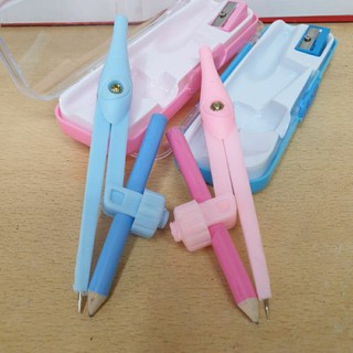 [MUA SỈ GIẢM 10%] Bộ Compa gắn bút chì chuốt, AS3328 (1 hộp)