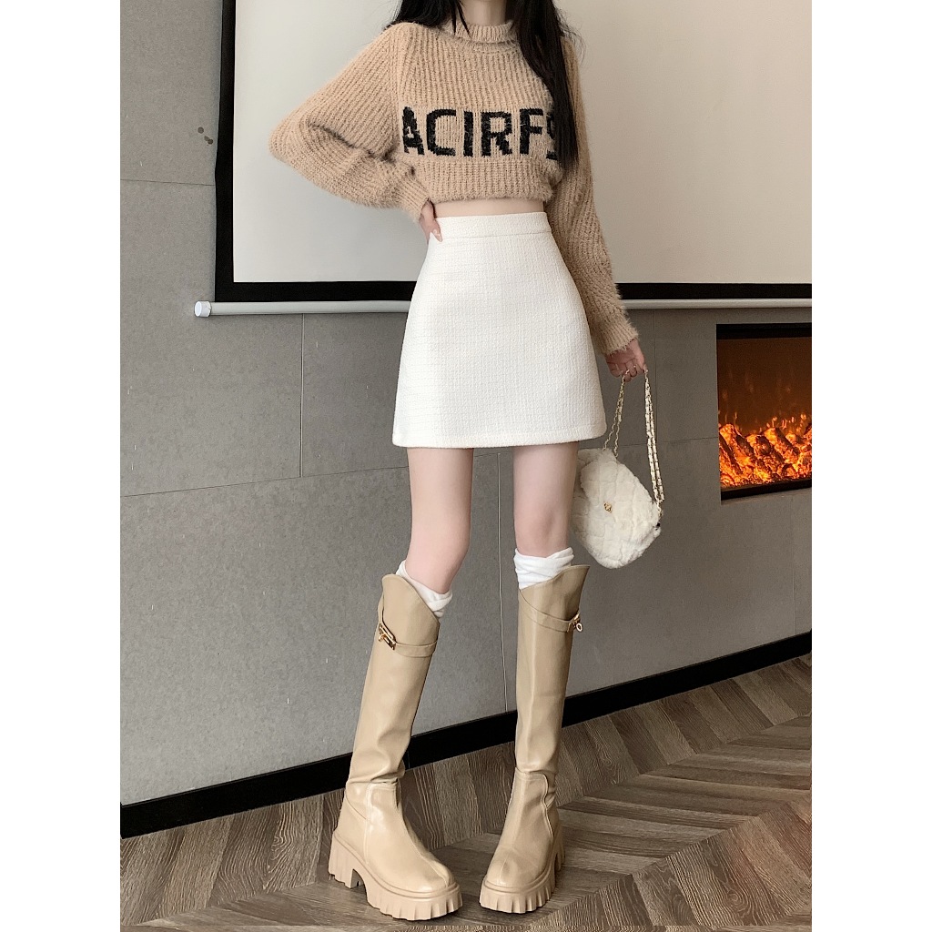 Chân Váy Dạ Kim Sa Lấp Lánh Sang Trọng Có Quần Trong Khóa Kéo Sau Lưng Mầu Hot Trend V005 | BigBuy360 - bigbuy360.vn
