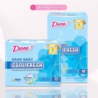 [BVS] Băng vệ sinh Diana HÀNG NGÀY COOL FRESH 20/40 miếng