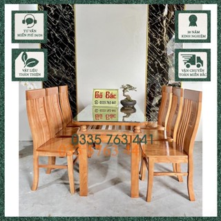 Các mẫu bàn ăn đẹp gỗ Sồi nga bàn ăn gỗ bàn ăn gổ bàn ăn go bộ bàn ăn 6 ghế bàn ăn đẹp