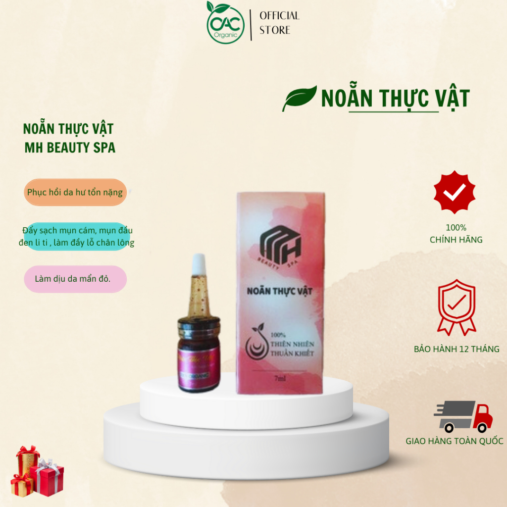 Noãn thực vật MH Beauty Spa, Thần dược MH, 7ml serum giảm mụn, dưỡng phục hồi da, làm dịu da SHINECOS