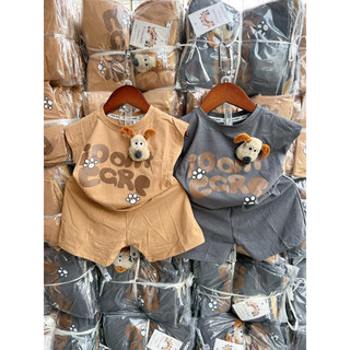 Bộ cộc tay cho bé trai chất cotton siêu xịn