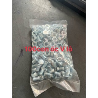 Ốc Kệ sắt V Lỗ màu kẽm chất lượng