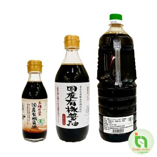 Nước tương koikuchi hữu cơ ủ gỗ tuyết tùng nước tương nhật bản 250ml 500ml 1800ml
