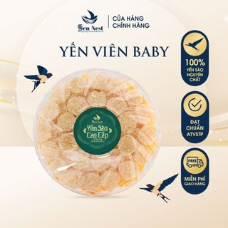 Yến viên sào baby nguyên chất Khánh Hòa mini cao cấp không lẫn tạp chất làm thủ công định lượng 3g /1 viên Sen Nest