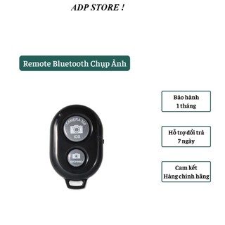 Remote bluetooth chụp ảnh từ xa nhỏ gọn tiện lợi - điều khiển hỗ trợ chụp hình quay video cho tripod, giá đỡ điện thoại