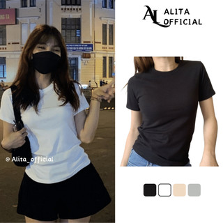 ÁO THUN BABY TEE ĐƠN GIẢN , BASIC TEE FORM ÔM , BABY TEE BODY AC03