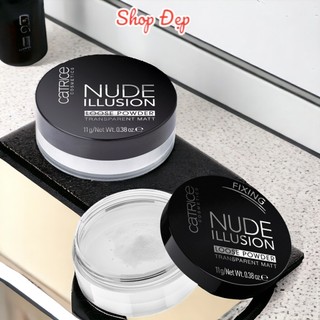 Phấn Phủ Dạng Bột Kiềm Dầu CATRICE Nude Illusion Loose Powder 11g