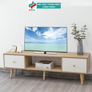 Kệ Tivi gỗ để sàn Tủ kệ Tivi có ngăn kệ chất liệu MDF phong cách bắc âu hiện đại