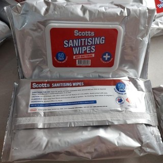 KHĂN ƯỚT CỒN HỮU CƠ SÁT KHUẨN SCOTTS ( GÓI 50 TỜ)