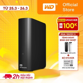 Ổ cứng di động WD Elements 3.5in.ch dung lượng 4TB | 6TB | 8TB | 10TB | 12TB | 14TB chính hãng