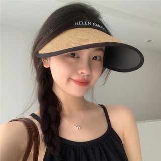 Mũ cói đi biển rộng vành, nón cói lưỡi trai vành rộng nửa đầu chống nắng
