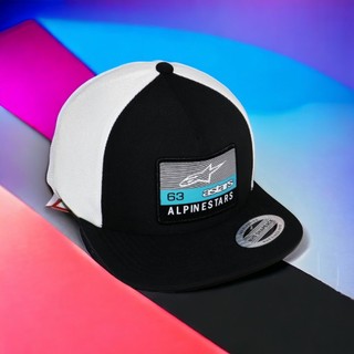 Nón snapback alpine đen lưới trắng mới 2024 al002đ.