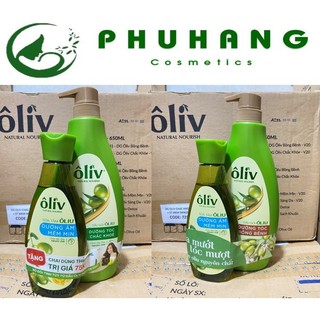 Dầu gội dưỡng tóc ôliv 650ml tặng kèm ngầu nhiên
