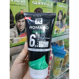 Gel vuốt tóc Romano classic giữ nếp siêu cứng 150ml