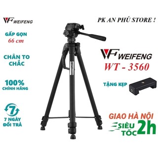 Chân máy ảnh, chân tripod chính hãng weifeng wt - 3540 \ wt - 3560 khung nhôm chắc chắn anphustore