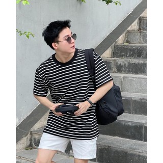 Áo Phông Nam Nữ BASIC Kẻ Sọc Cực Đẹp