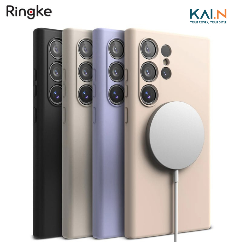 Ốp lưng Samsung Galaxy  S25 Ultra/ S24 Ultra RINGKE Silicone Magnetic