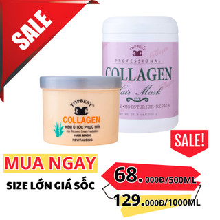 Kem ủ tóc topbest collagen 500ml/1000ml