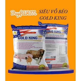 GOLDKING Usa Siêu Vỗ béo Cho Vật Nuôi Gà Heo 100G