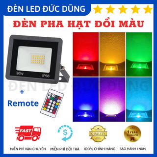 Đèn led pha hạt đổi màu chống thấm nước 20w 30w 50w 100w