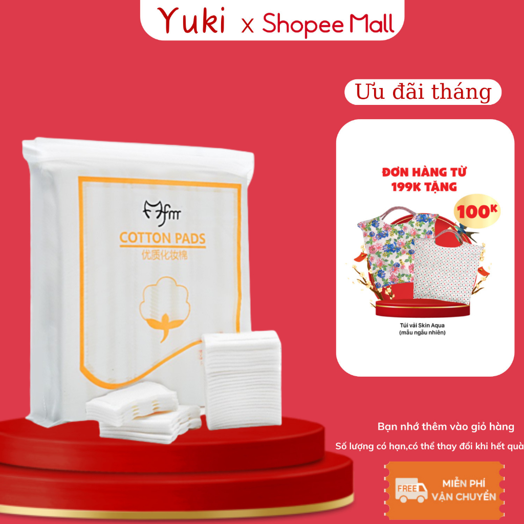 Bông tẩy trang 222 miếng