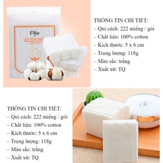 Bông tẩy trang 222 miếng