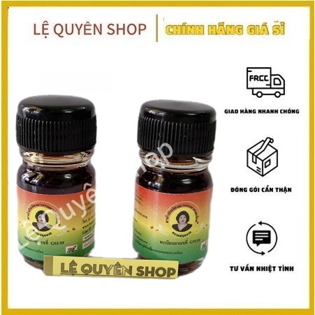 [ Combo 12 chai] Dầu bà mập thái lan màu đen 3ml