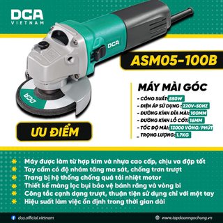 Máy mài góc DCA ASM05-100B
