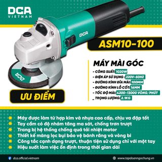 Máy mài góc DCA ASM10-100
