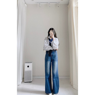 Áo sơ mi nữ - áo sơ mi kẻ kèm cà vạt oversize trẻ trung năng động chất đẹp tades a663