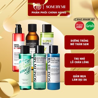 Nước Hoa Hồng Dưỡng Trắng Phục Hồi Da Giảm Mụn Từ Ốc Sên, Trà Xanh, Tràm Trà Some By Mi Toner