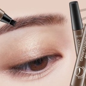  Bút chì kẻ mày SUAKE 5 MÀU phẩy sợi 4D chống trôi - GẢY SỢI lông mày tự nhiên 