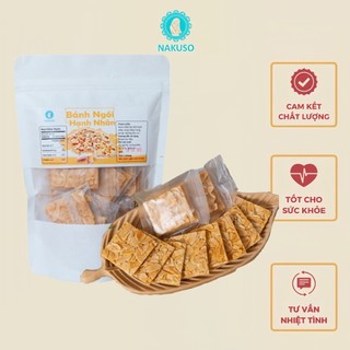 Bánh Quy Ngói Hạnh Nhân ăn vặt healthy dinh dưỡng Siêu ngon - giòn rụm (250gr) phù hợp với cả người ăn kiêng Nakuso