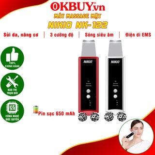 Máy massage nâng cơ mặt điện xung 4D NK-122 - Pin sạc | OKbuy