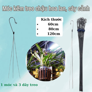 (Combo 20) Móc kẽm treo chậu lan 6 tấc, chắc chắn, chống han gỉ (Green City)