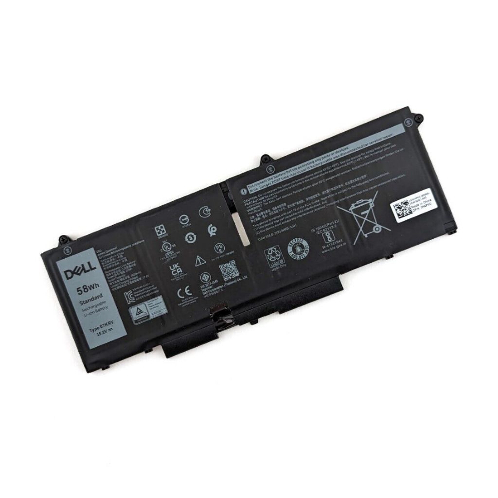 PIN (Original) Dell Latitude 5330 5430 5530 Precision 3570 P104F 07KRV 58Wh New Battery