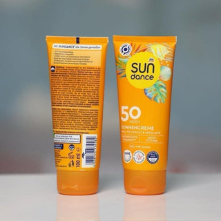 Hàng Đức KEM CHỐNG NẮNG SUNDANCE SPF 50+. Dùng cả mặt và Body- mẫu mới nhất