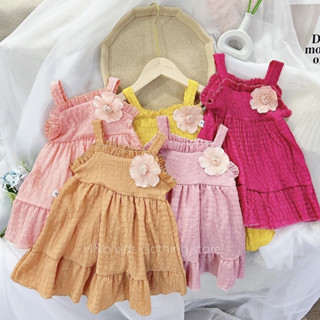 Váy Xốp Hoa Trà siêu xinh cho bé 10-20kg