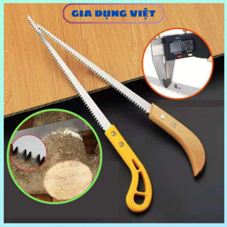  Cưa gỗ cầm tay cưa mini lưỡi cưa bằng thép carbon dùng cưa cây cảnh bonsai vị trí hẹp cán gỗ nhỏ gọn 