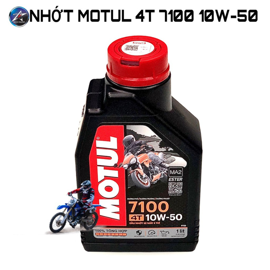 NHỚT XE SỐ, XE GA MOTUL 7100 10W50 100% TỔNG HỢP