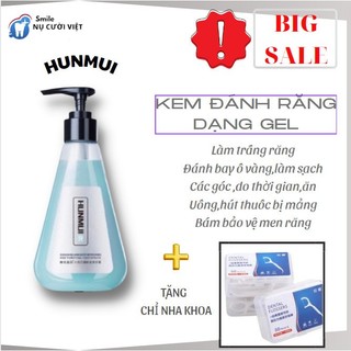 Kem Đánh Răng HUMUI -Làm Trắng Răng-Dành Cho Hút Thuốc Mảng Bám Hiệu Qủa Sau 30 ngày